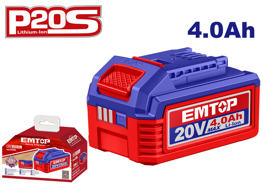 [EBPK2002] EBPK2002 Bateria de litio 20V 4.0Ah