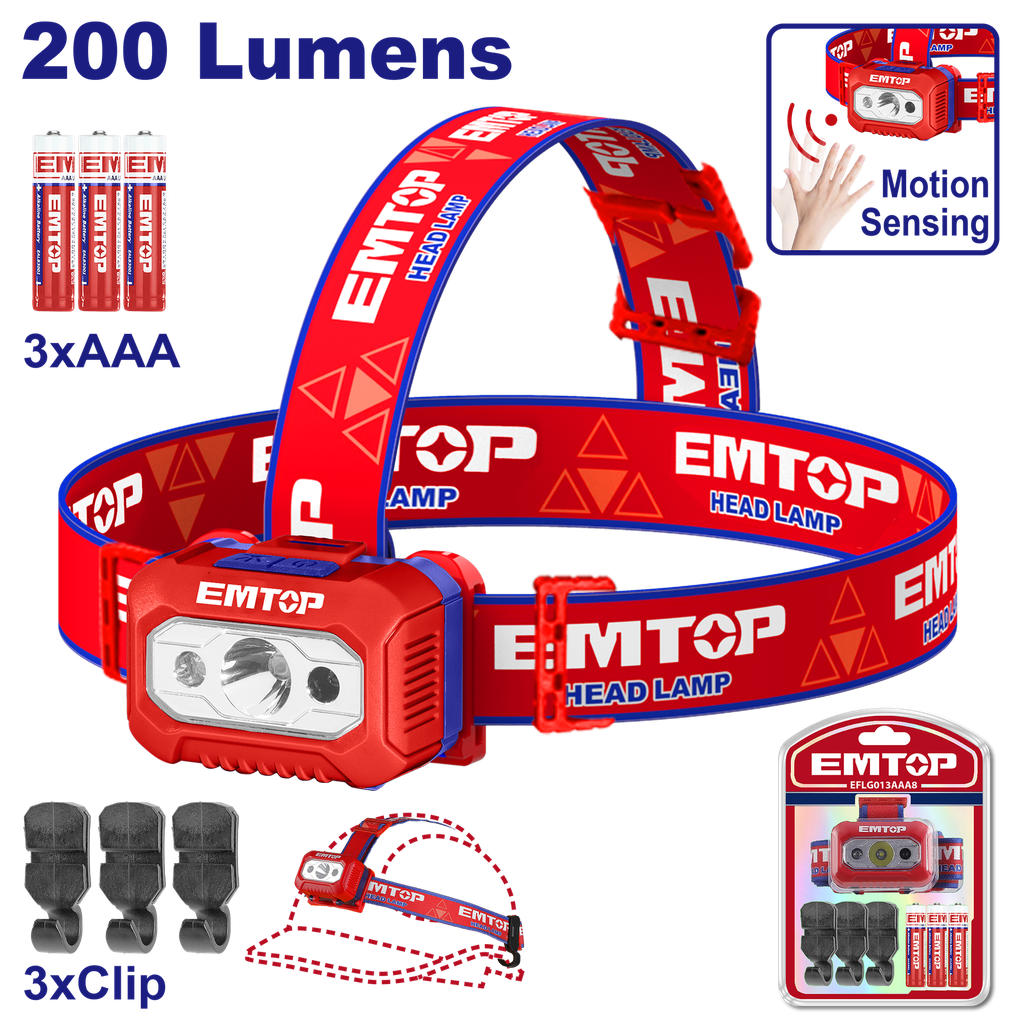 [EFLG013AAA8] EFLG013AAA8 Lámpara para cabeza 200 lumenes