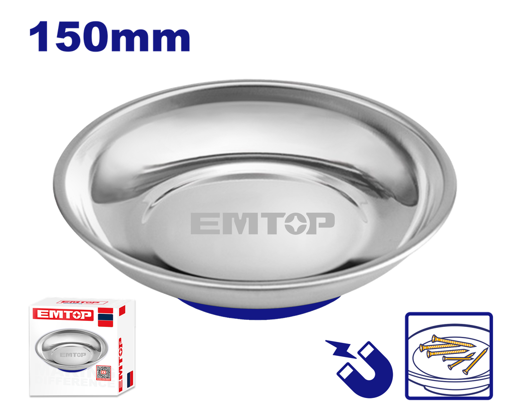 [EMMC3001] [EMMC3001] EMMC3001 Bandeja magnética circular de acero inoxidabe