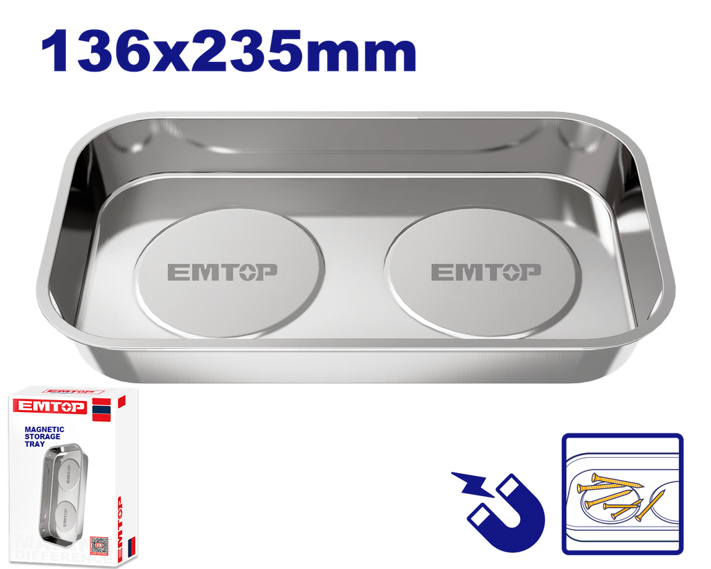 [EMMC3002] [EMMC3002] EMMC3002 Bandeja magnética de acero inoxidabe