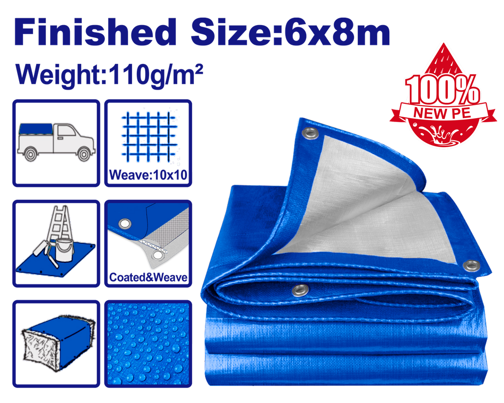 [EMTQ1868] [EMTQ1868] EMTQ1868 Lona de polietileno 10 x 10 m
