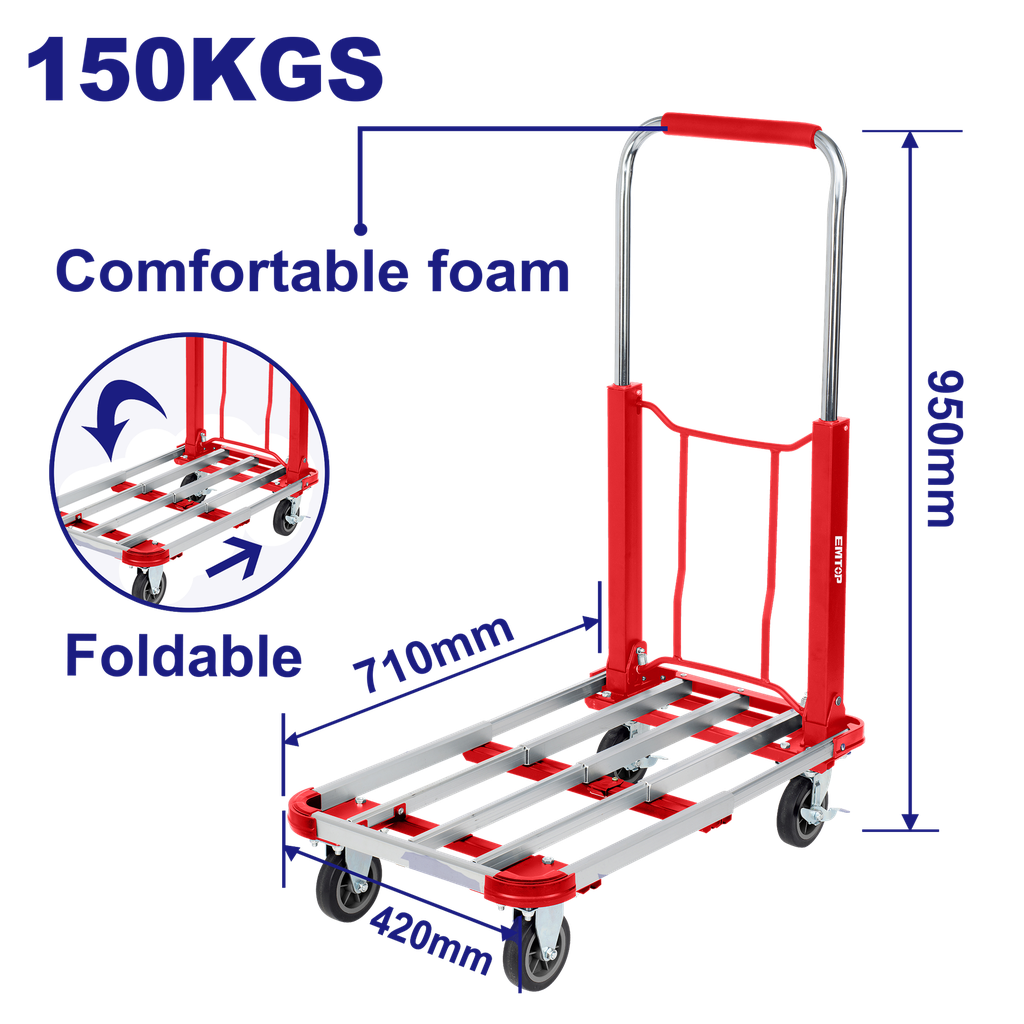 [EMWB9A15] [EMWB9A15] EMWB9A15 Carrito de mano con plataforma plegable 150 Kg