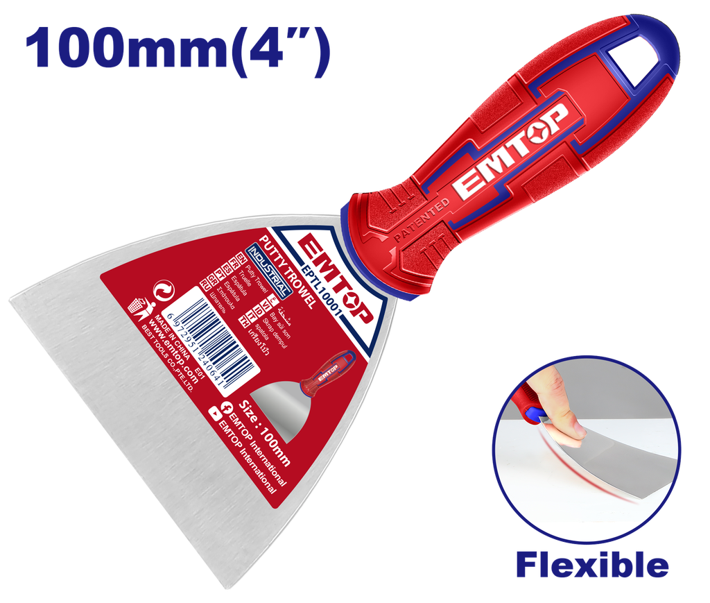 [EPTL10001] EPTL10001 Espatula de acero inoxidable 4"