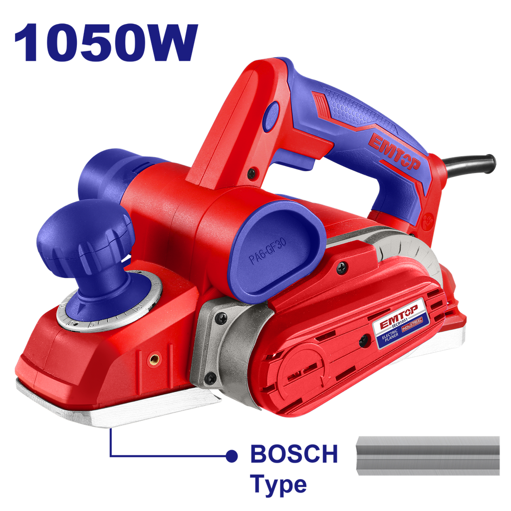 [ULECR1051] ULECR1051 Cepillo para madera eléctrico 1050 W 16,000 rpm